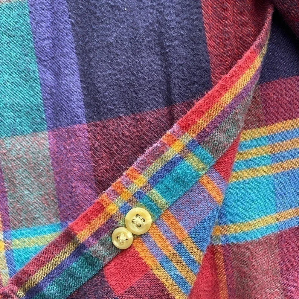 Peterborough Row rare vintage flannel size Large